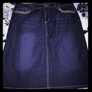 Baccini size 12 Jean skirt