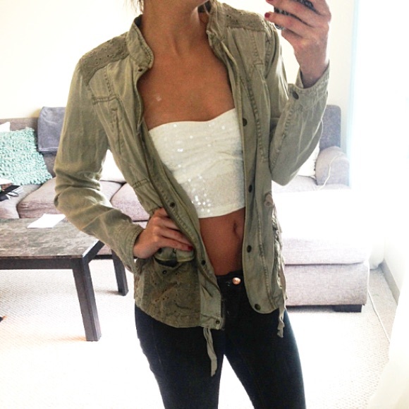 max jeans green jacket