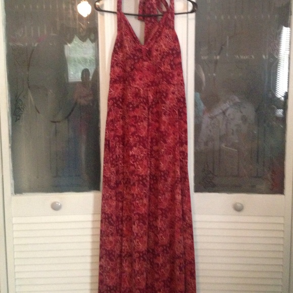 Long red Faded Glory dress