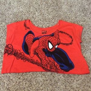 Spider man crop top - S - $7