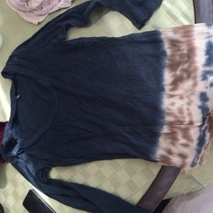 Tie dye long sleeve shirt