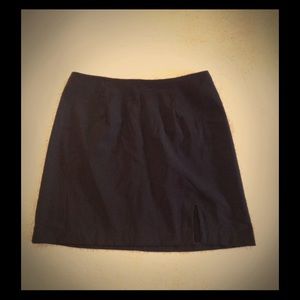 Flirty black mini skirt