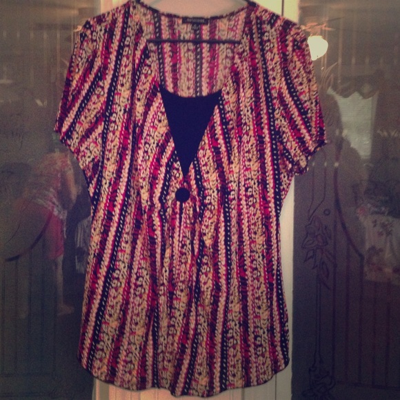 Cute NOTATIONS blouse