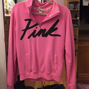 Victoria secret half zip sweatshirt
