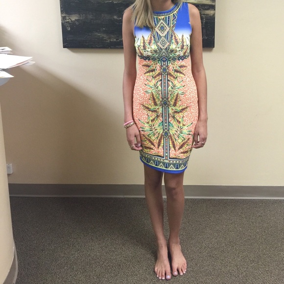 Printed Bodycon dress