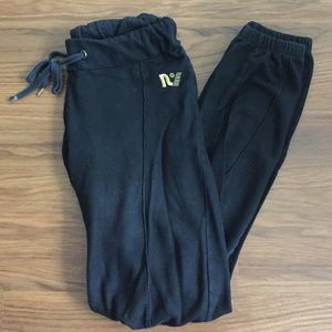 Black Skinny Leg Sweats
