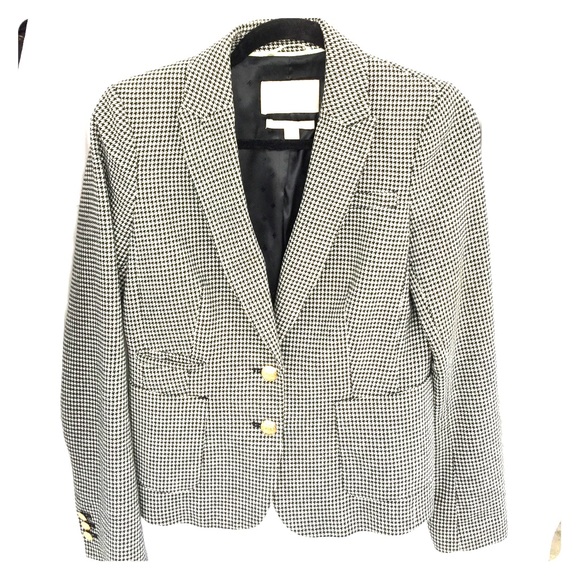 BR Women's Herringbone Italian Wool Blazer 4