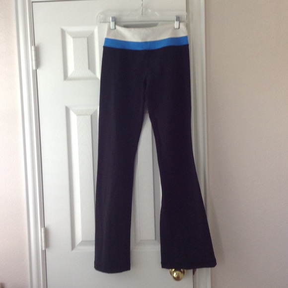 Lululemon groove pant white blue black