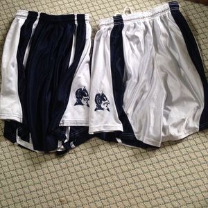 2 pairs reversible Blue Devils shorts