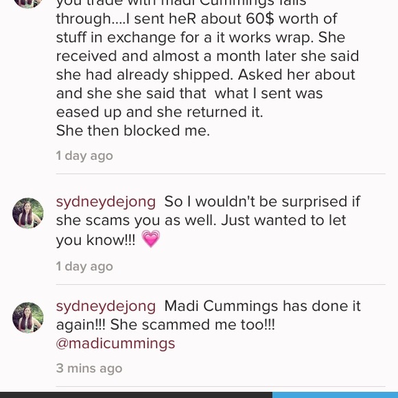 SCAMMER ALERT!!! Want to protect other poshers! 💗 - Picture 3 of 3