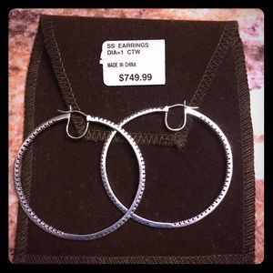 Beautiful diamond earrings