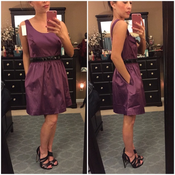 Cute Purple Cocktail Dress