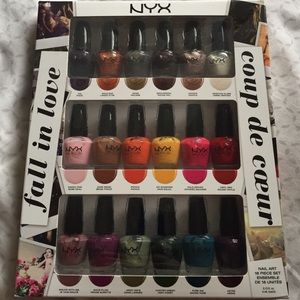 NYX Fall in Love Nail Art Set