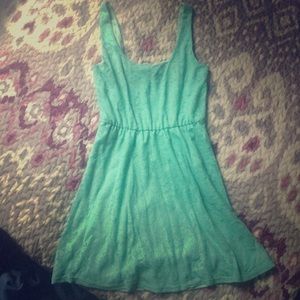 Mimi Chica Turqouise Sun Dress