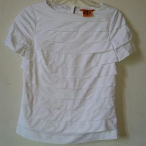 white tory burch top