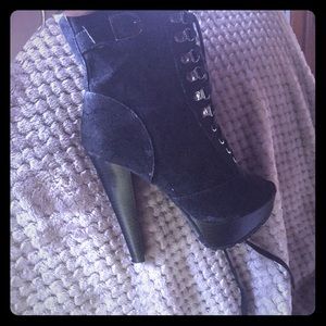 Nice high black boots