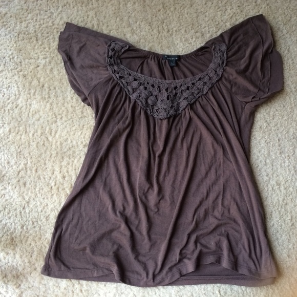 Brown Forever 21 shirt Small