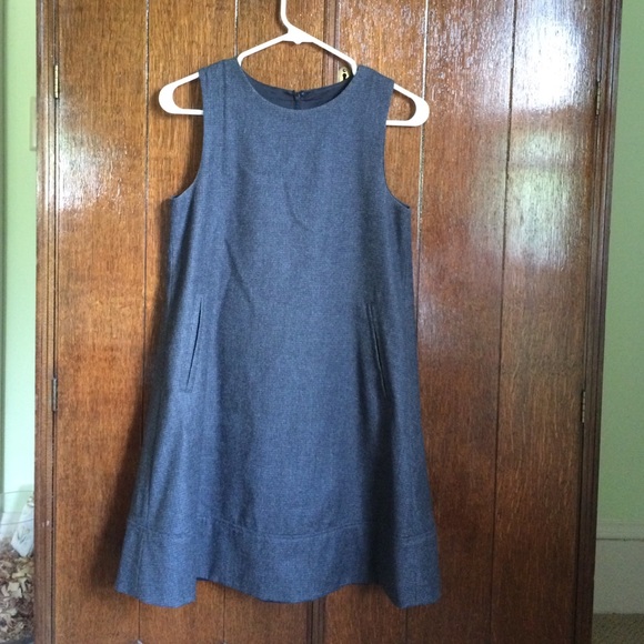 Grey Theory Wool A-Line Dress