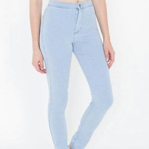 American Apparel Indigo Stone Wash Jeans