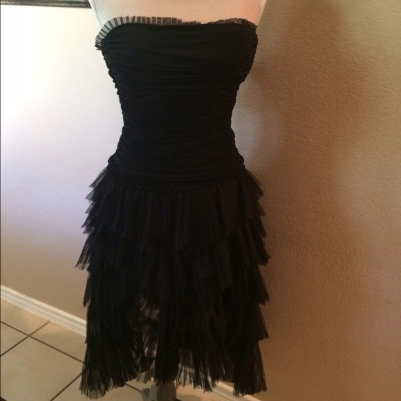 BCBG Maxazria black cocktail dress - Picture 1 of 4