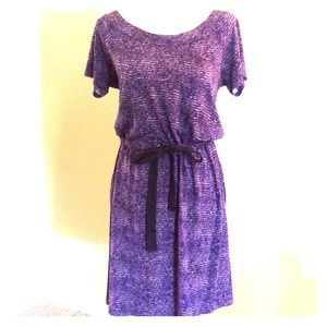 Purple Daisy Fuentes dress, size M