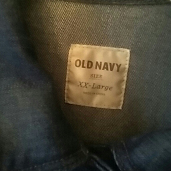 Old navy Blue Jean Denim Jacket Womenxx Lg - Picture 2 of 4