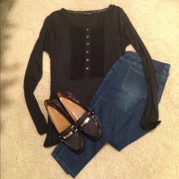 🎉Final sale🎉 The Limited black sheer long sleeve