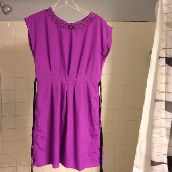 Purple sz large bebop dress