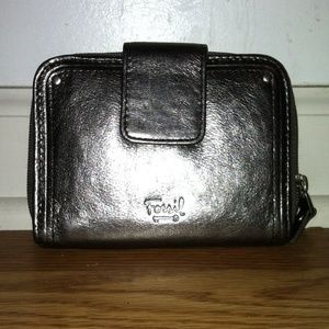 Fossil Silver Wallet