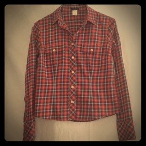 J. Crew plaid button down