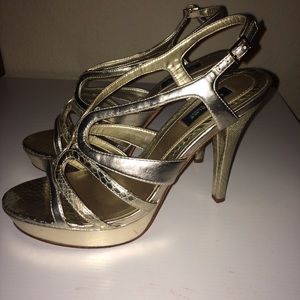 Gold Kolby Heels from White&Black