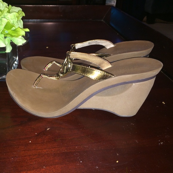 MICHAEL Michael Kors MERRIAM WEDGE Black - Fast delivery  MK wedge sandles