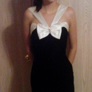 Black evening dress