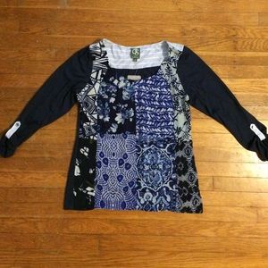 Anthropologie 3/4 sleeve shirt