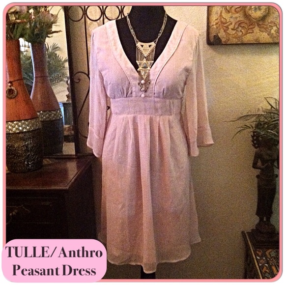 Anthropologie Dresses & Skirts - 💕Pretty Dressed Up Peasant Dress💕