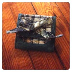 Anthropologie Nest brand green wallet