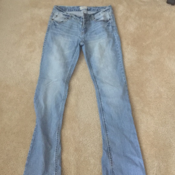 Aeropostale light colored boot cut jeans