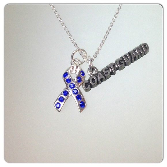 Swarovski Awareness Ribbon Necklace - Coastguard