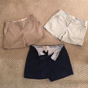 Bundle of 2 J Crew Chino Shorts