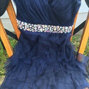 Sparkly Navy Blue Dress 👗✨