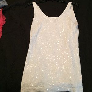 Large, sparkly tank top