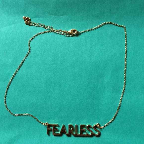 VS Fearless necklace. EXCLUSIVE!