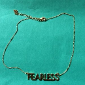 VS Fearless necklace. EXCLUSIVE!