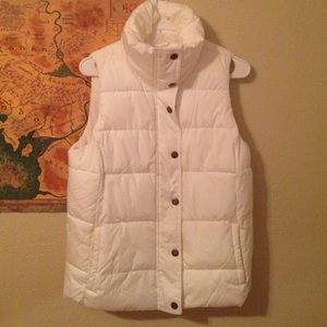 White winter vest