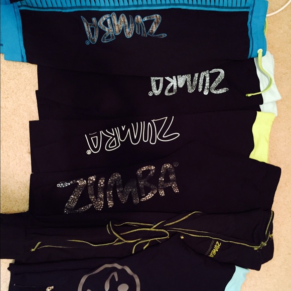 Lot of 6 zumba pants