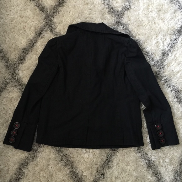 Marc Jacobs Navy peacoat with cute heart lining - Picture 4 of 4