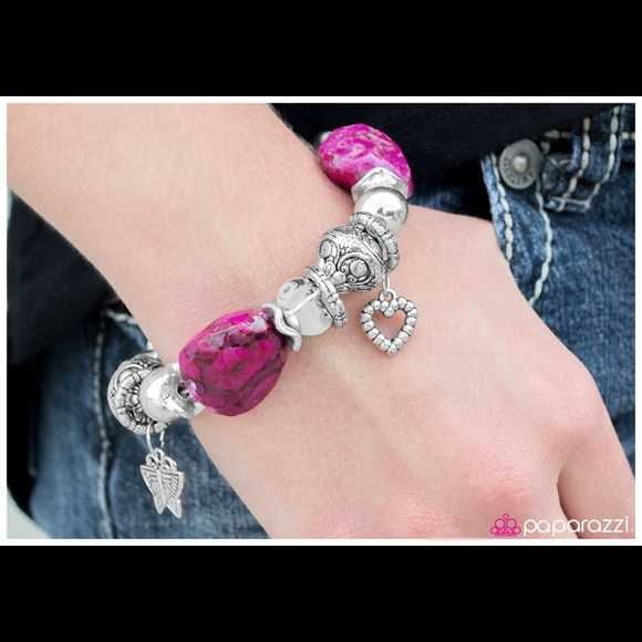 Pink and Silver Bracelet - Picture 1 of 1