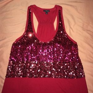 Ombré Sequined Tank