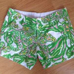 Seeing pink elephants lilly Pulitzer shorts