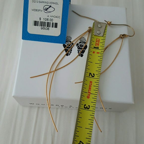 Wouters & Hendrix earrings AND gold plated hoops